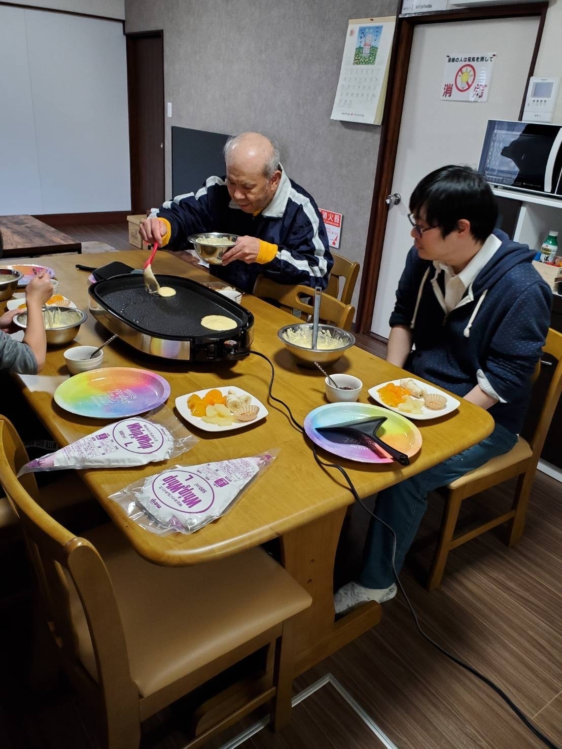 パンケーキ作り